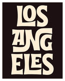 Modern Giclee Art Print - Destination: Los Angeles