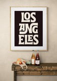 Modern Giclee Art Print - Destination: Los Angeles