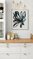 Modern Abstract Art Print - Modern Floral #3