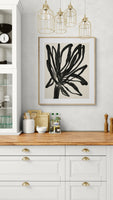 Modern Abstract Art Print - Modern Floral #4