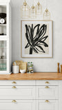 Modern Abstract Art Print - Modern Floral #4