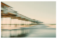 Modern Coastal Fine Art Photograph - Pier Abstract