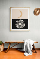 Sun and Moon #2 - Abstract Art Print