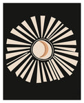 Sun and Moon #1 - Abstract Art Print