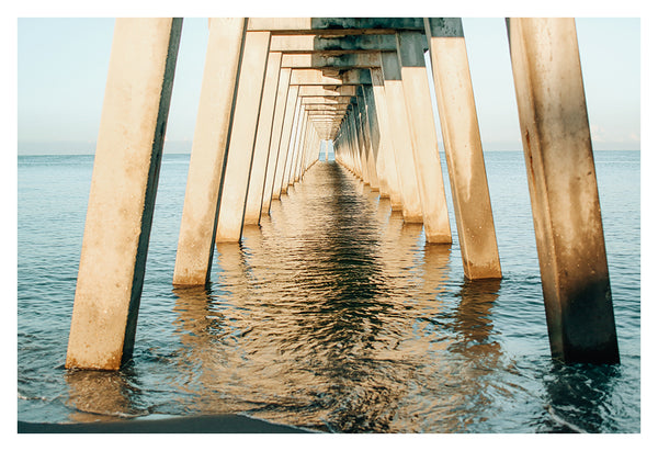 Fine Art Photograph - Sunrise Pier