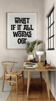 Modern Giclee Art Print - What If It All Works Out