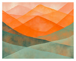Abstract Fine Art Print - Watercolor Mountain #3