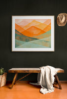 Abstract Fine Art Print - Watercolor Mountain #3