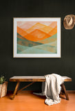 Abstract Fine Art Print - Watercolor Mountain #3