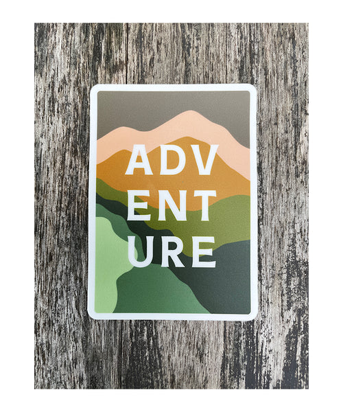 Waterproof Vinyl Sticker - ADVENTURE