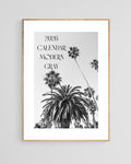 2026 Wall Calendar: Modern Gray