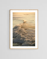 Modern Coastal Fine Art Photograph - Eary Autumn Surf