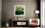 Modern Fine Art Abstract Photograph - Green Lights #4