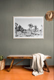 Modern Fine Art Photograph - Joshua Tree Black and White #1