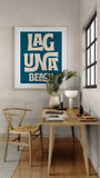 Destination: Laguna Beach, California  - Modern Art Print