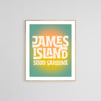 Destination: James Island - Modern Art Print