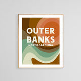 Destination: Outer Banks - Modern Art Print