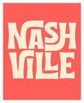 Destination: Nashville - Modern Art Print
