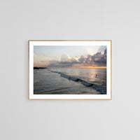 Modern Fine Art Photograph - Sunrise Surf #1