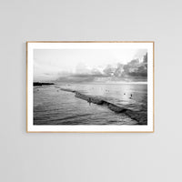 Modern Fine Art Photograph - Sunrise Surf #1