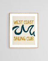 Modern Giclee Art Print - West Coast Surf Club