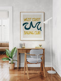 Modern Giclee Art Print - West Coast Surf Club