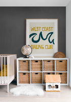 Modern Giclee Art Print - West Coast Surf Club