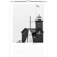 2026 Wall Calendar: Modern Gray