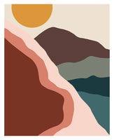 Minimal Landscape #1 - Abstract Art Print