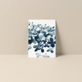 Cyan Hydrangea #1 - Blank Notecard