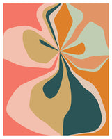 Morning Hibiscus - Abstract Art Print