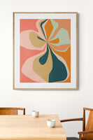 Morning Hibiscus - Abstract Art Print