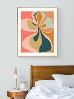 Morning Hibiscus - Abstract Art Print