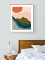 Minimal Landscape #6 - Abstract Art Print