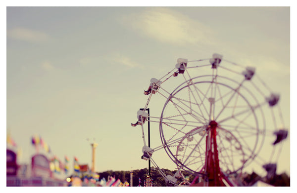 Ferris Wheels and Cotton Candy Daydreams. Photographed by Alicia Bock.