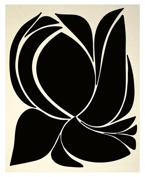 Deep Floral #1 - Abstract Art Print