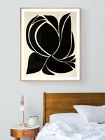 Deep Floral #1 - Abstract Art Print
