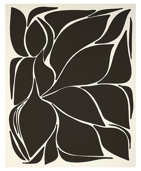 Deep Floral #3 - Abstract Art Print