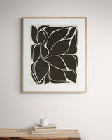 Deep Floral #3 - Abstract Art Print