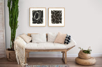 Deep Floral #3 - Abstract Art Print