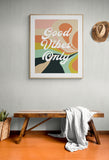 Good Vibes Only - Modern Art Print