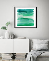 Green Abstract #1 Fine Art Print