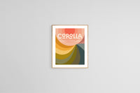 Destination: Corolla - Modern Art Print