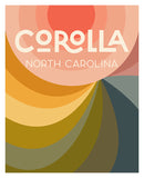 Destination: Corolla - Modern Art Print