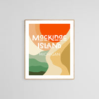 Destination: Mackinac Island Michigan - Modern Art Print
