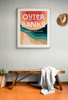 Destination: Outer Banks - Modern Art Print