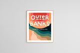 Destination: Outer Banks - Modern Art Print