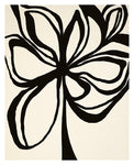 Midnight Floral #4 - Abstract Art Print