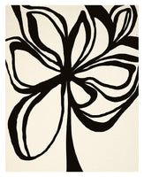 Midnight Floral #4 - Abstract Art Print