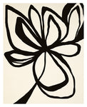 Midnight Floral #5 - Abstract Art Print
